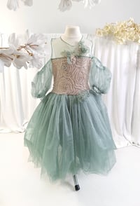 Image 1 of Tulle princess dress for photo shoots | Elvina girl - size 140 | photo props 