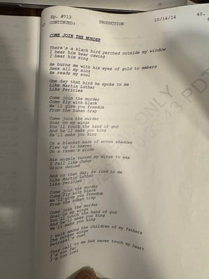 Image of Sons of Anarchy series finale signed by cast