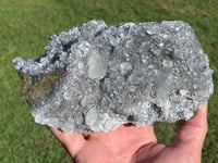 Image 1 of UV Calcite On Quartz Crystal With Chalcopyrite Specimen #1559