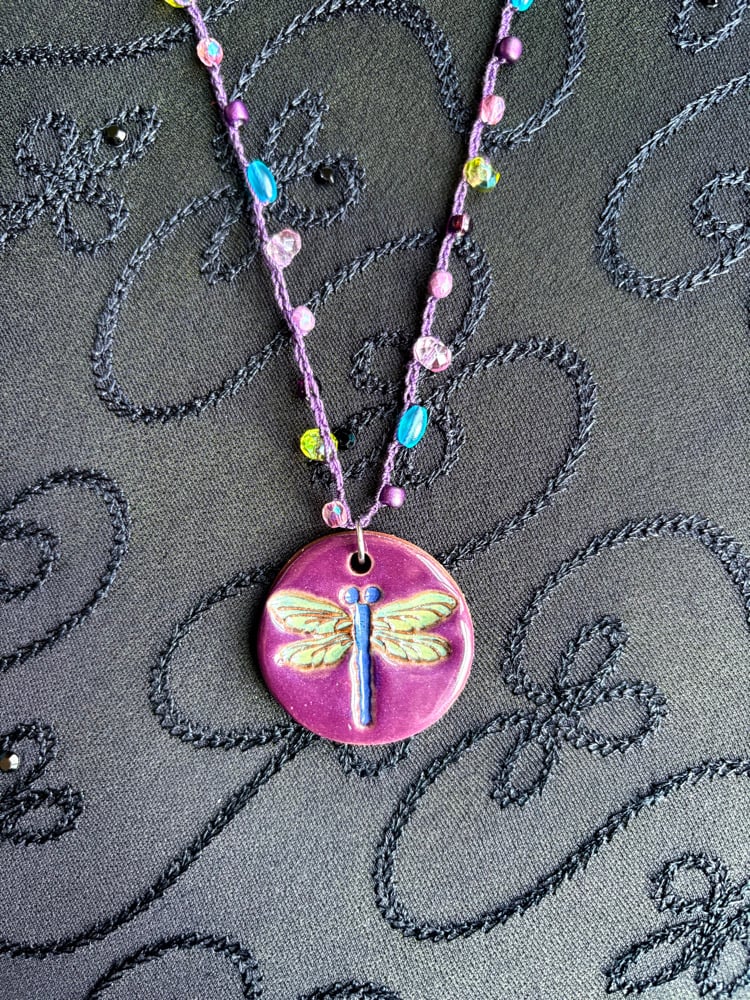 Image of Dragonfly Necklace #1