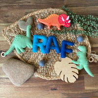 Image 4 of Dinosaur Name Garland - Jungle