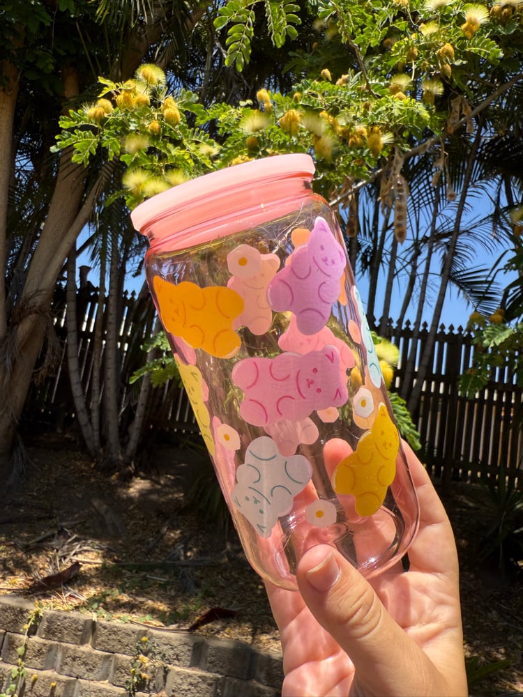 Image of Gummy Bears Pink Cup