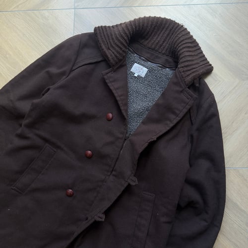 Image of 1990s Armani Dual Layer Wool Trench Coat, Size XL