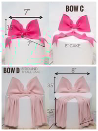 Image 3 of Bow Cake Topper 