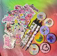Bundle Stickers, Pens and Popsockets