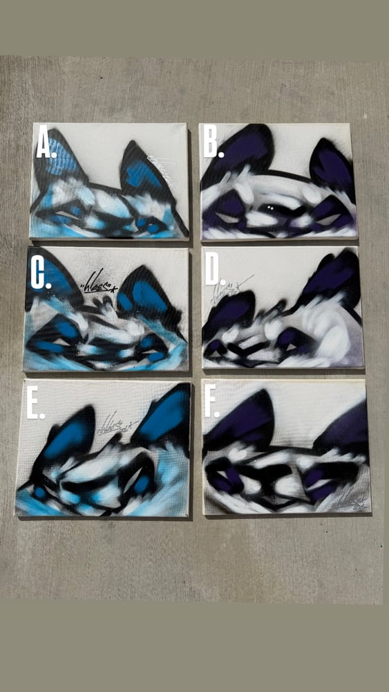 Image of Canvass Bombs 11” x 14” 