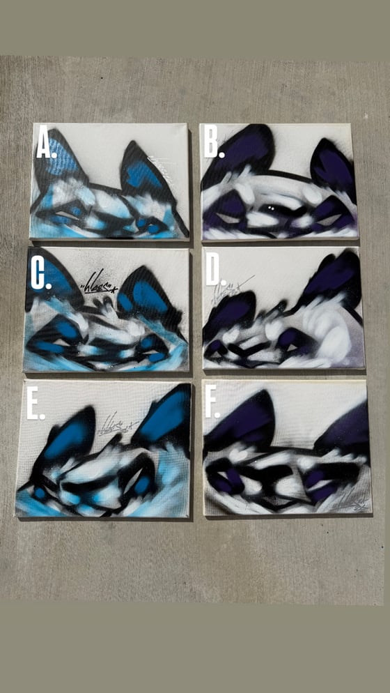 Image of Canvass Bombs 11” x 14” 