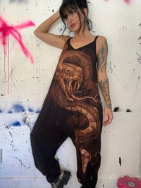 Image 4 of “SERPANT” CUSTOM BLEACH PAINTED BAGGY JUMPET SIZE LARGE