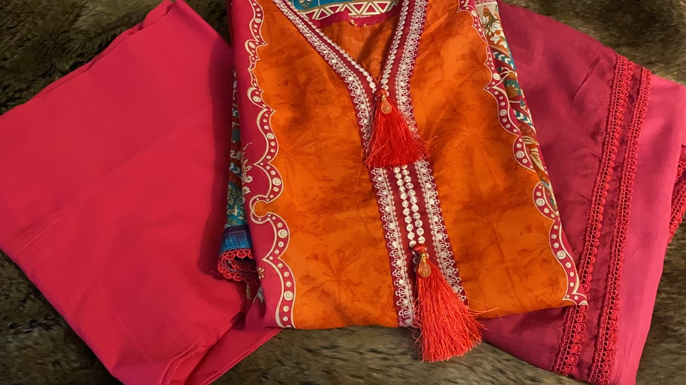 Pink/orange Sana safinaz 