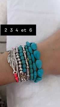 Image 5 of bracelets Turquoises . ensemble ou à l unité 