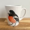Male Scarlet Robin Mug