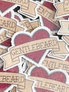 Gentlebeard Heart 2x3" Vinyl Waterproof Sticker