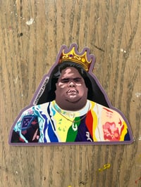 Image 2 of Biggie smalls X braddah iz sticker 
