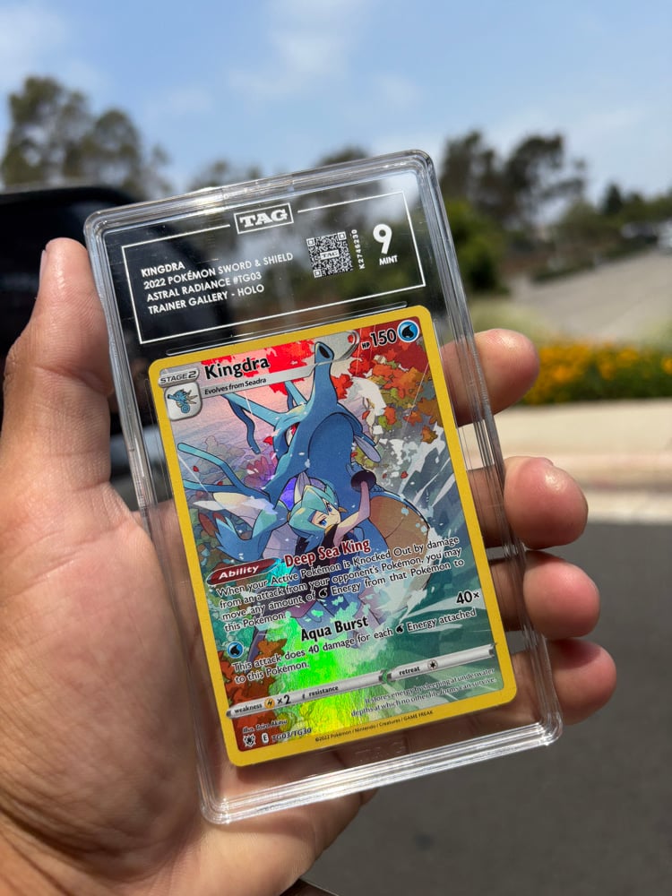Image of TAG 9 Kingdra TG03 Pokemon Sword & Shield