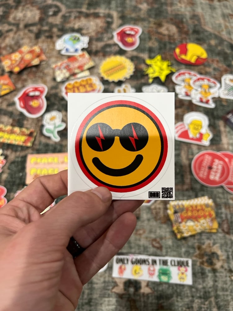 Image of Groovy Smiley 3 Inch