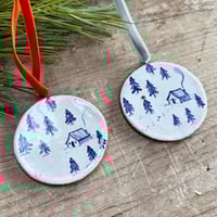 Image 2 of Christmas Cabin Decoration - 1 Star