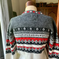 Image 8 of Orlon Campus Fair Isle Sweater Medium