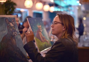 Image of Jolly Brush Sip and Paint Event July 9th