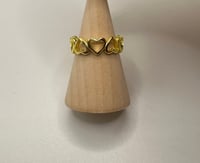 Gold Heart ring 