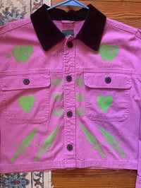 Image 8 of "Make Haste" - Magenta Printed Jacket