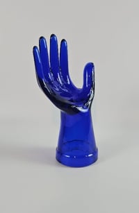 Image 1 of Vintage Cobalt Hand Display/Ring Holder