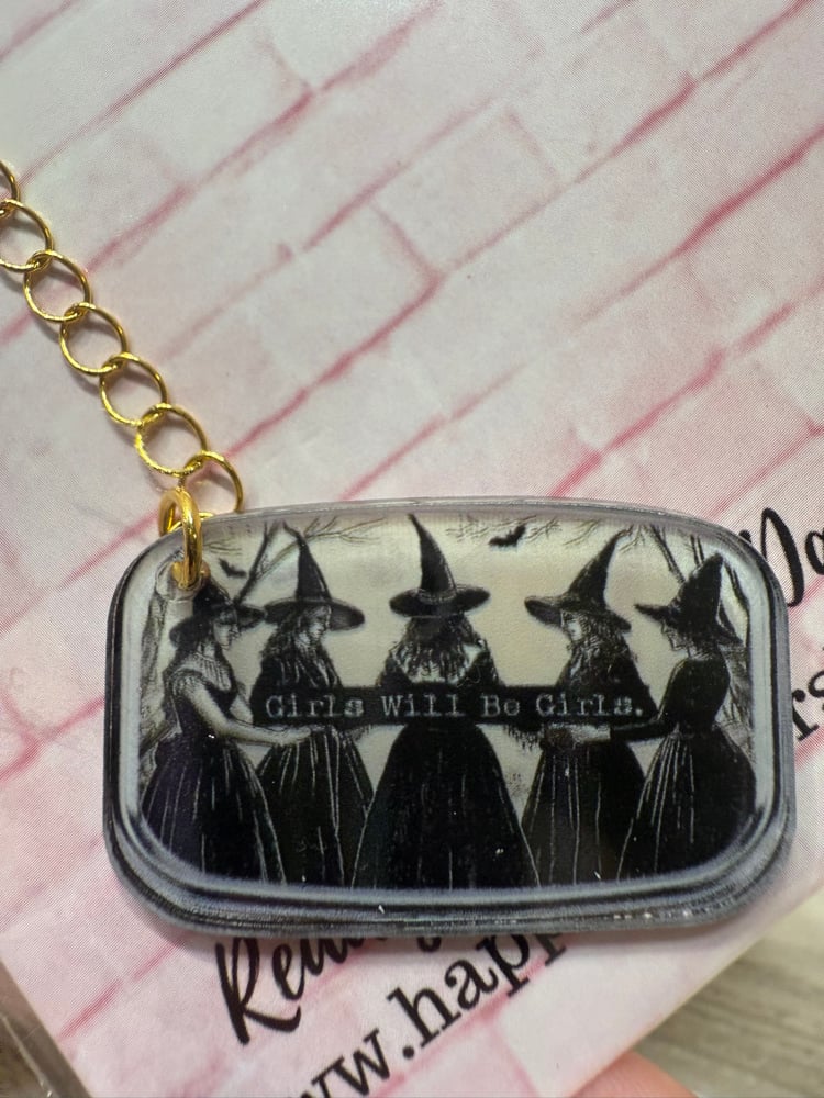 Image of Ready-To-Bead Dangle - Witches (GOLD)