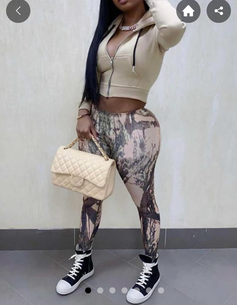 Image of Casual Print 2 Pc 