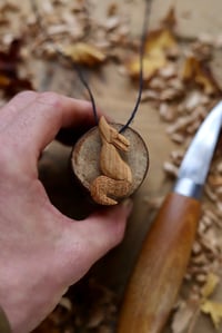 Image 2 of Fox Pendant Necklace. 