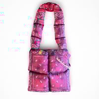 Image 2 of “TKRSDSGN” Bandana puffer totes