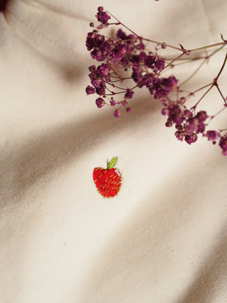 Image of Summer Sprinkles - Natural Raw zipped hoody