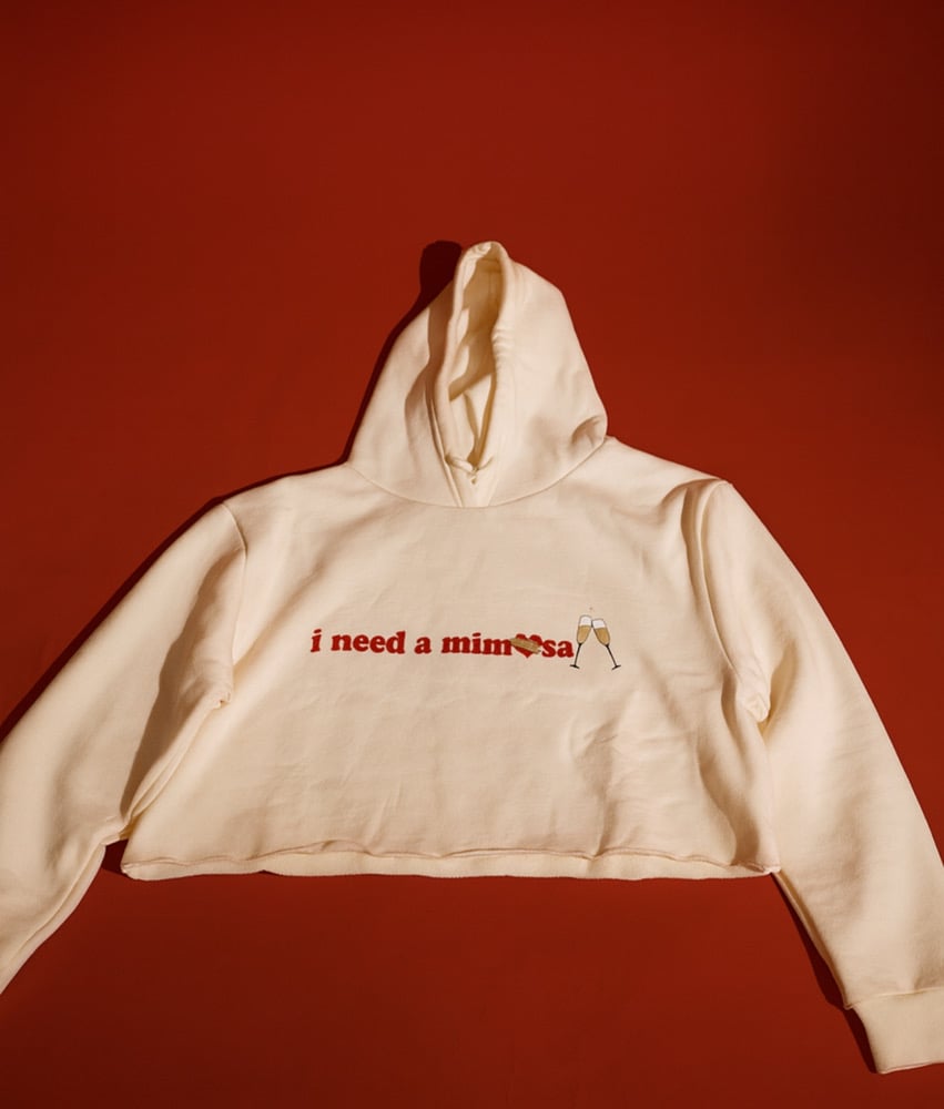 Image of BHC X BOOZIE BRUNCH CROP HOODIE