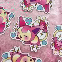 Skitty Sandy Glitter Sticker