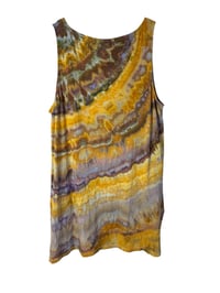 Image 2 of ♻️ UPCYCLED XL Tall J. Jill 100% Cotton Tunic Tank/ Dress in Honey Agate Ice Dye
