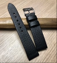 Image 3 of Black Togo Calfskin Hand-Rolled Watch Strap