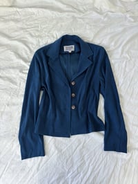 Image 1 of Vintage blue velvet jacket // M