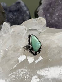 Image 1 of Amazonite Chain Ring size 7-7.25