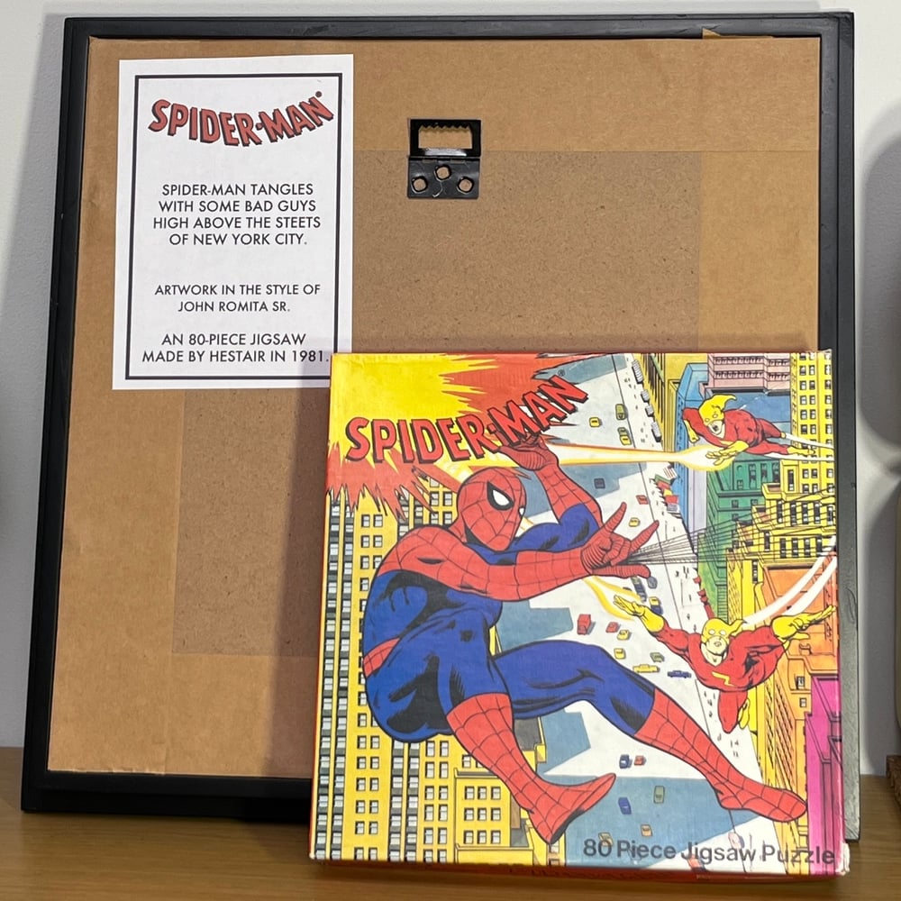 Spider-Man, 80-piece Jigsaw by Hestair, 1981