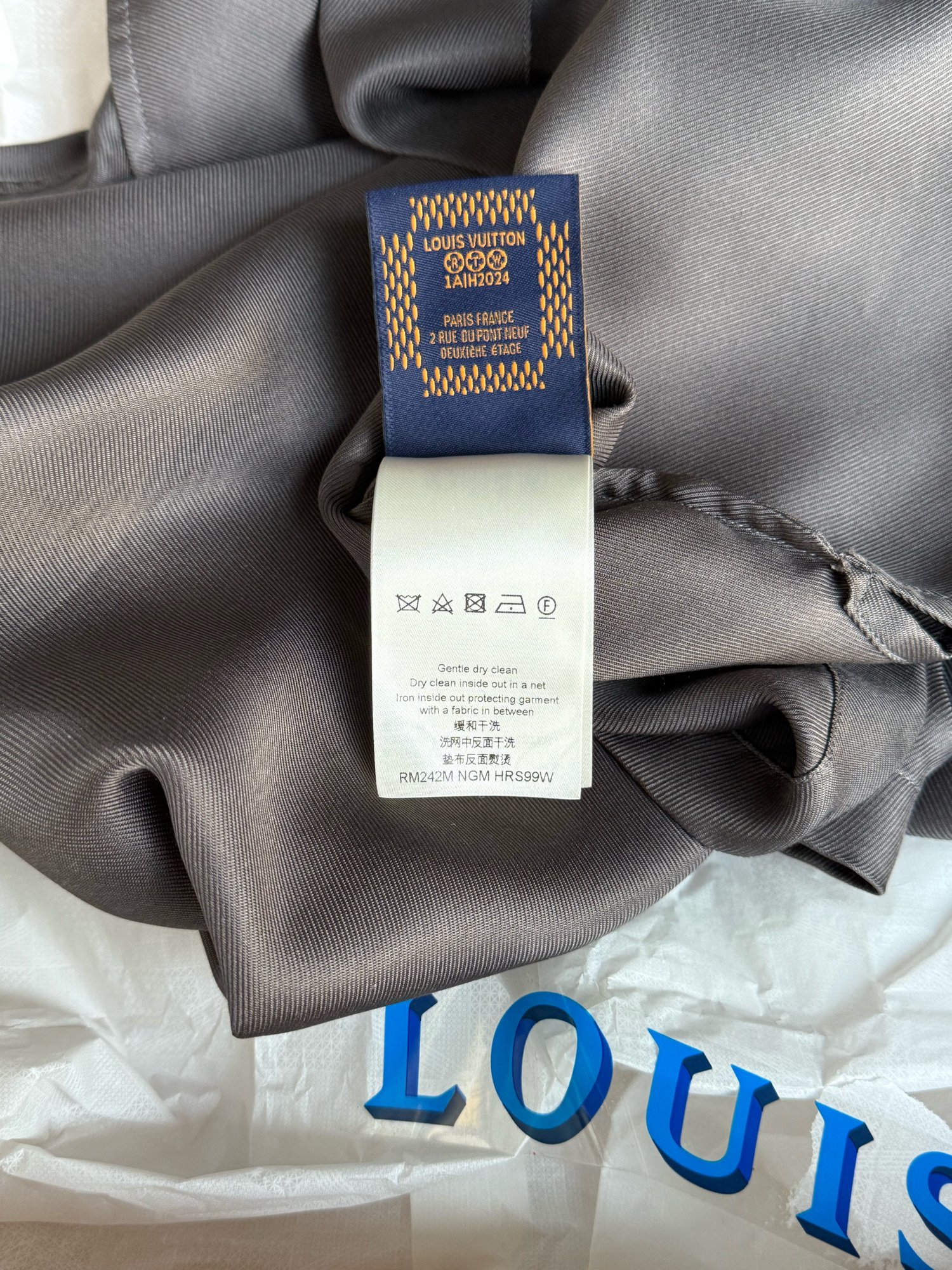 Image of Louis Vuitton SS24 by Pharrell 'Lovers' Button-Up