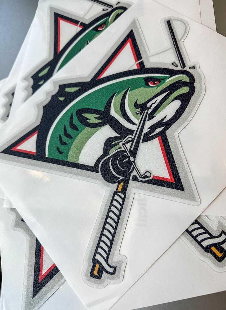 Image of “HOCKEY” logo carpet decal 