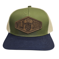 Image 1 of Snapback WILSIDE - verde con azul