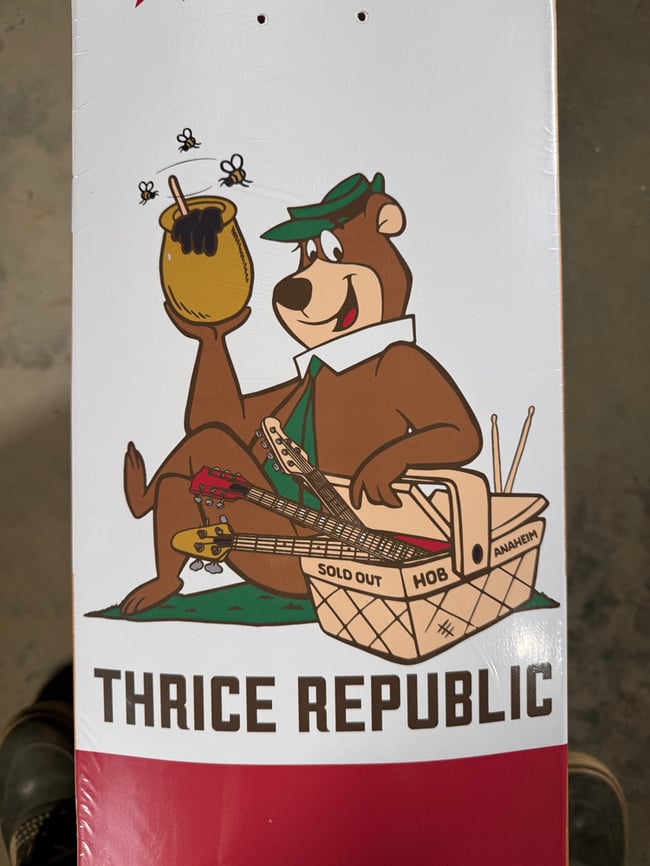 Thrice skateboard - Thrice Republic Houseof Blues 10.30.21