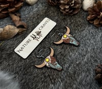 Image 2 of Desert Skull Earrings 