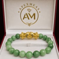 Image 1 of 24k Koi Jade bracelet 