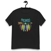 Image 2 of Unisex classic tee, Free Spirit Arrow & Feathers, Western Theme tee