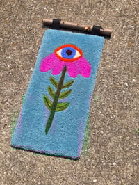 Image 3 of Echinacea eyeball wall hanging