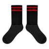Cult Of Hager - Striped Socks (Red Stripes)