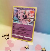 Image 1 of Mew birthday celebration trading card - made to order 