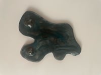 Image 3 of Aqua warped incense holder 