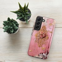 Image 16 of Pastel Pink Tattered Texture Rose Gold Goth Lolita Kawaii Inspired Tough case for Samsung®