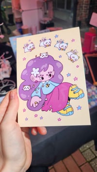 Image 2 of Bee and Puppycat A6 Print